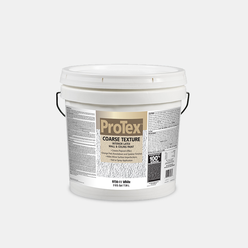 Protex™ 9730 Coarse Textured Interior Latex Wall And Ceiling Paint
