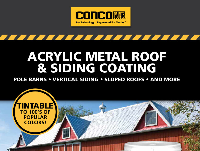 Acrylic Metal Roof & Siding Sell Sheet