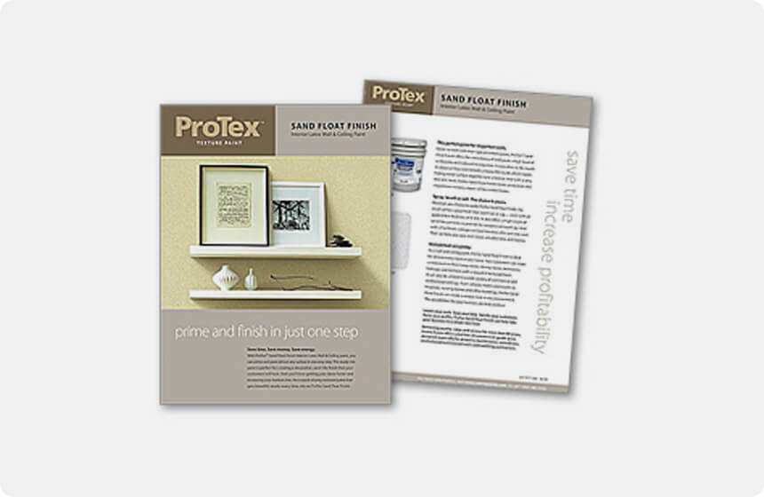 Protex Literature Sand Float